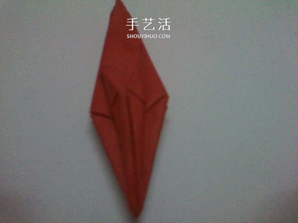 彼岸花的折法步骤图解 详细折纸彼岸花的过程(图19)