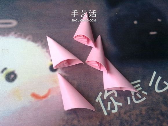肯定学得会！超简单五瓣樱花的折纸方法步骤(图13)