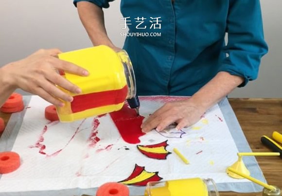 塑料瓶废物利用DIY制作儿童潜水艇玩具(图5)