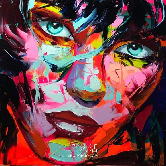 生动的色彩和纹理！调色板刀肖像画作品欣赏 - 诺云双维造物网