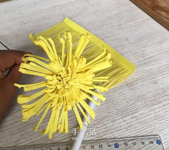 重阳节大菊花的制作方法 简单又美丽！(图5)