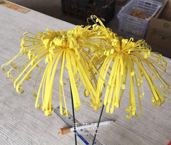 重阳节大菊花的制作方法 简单又美丽！(图6)