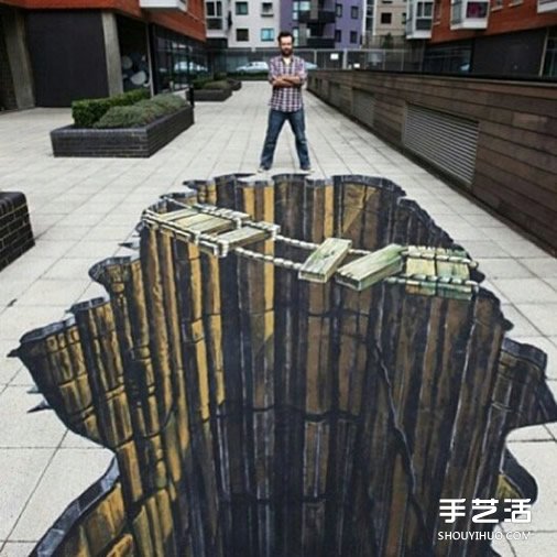 街头3D立体画作品欣赏 3D立体街头涂鸦图片(图4)