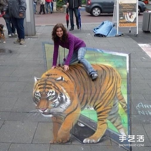 街头3D立体画作品欣赏 3D立体街头涂鸦图片(图6)