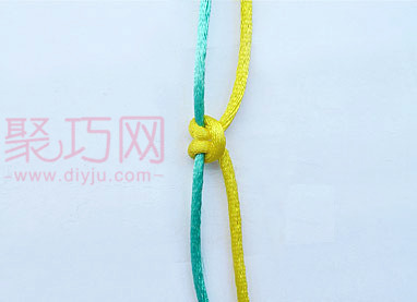 中国结雀头结的编法图解(图2)