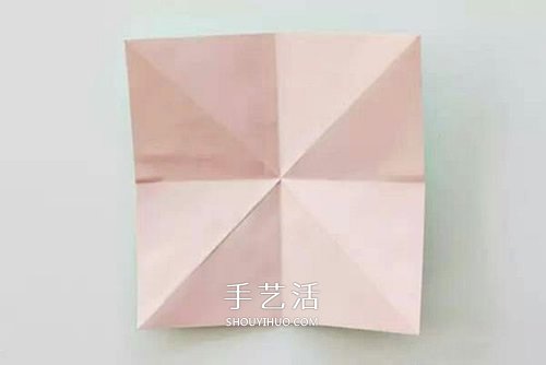 简单又漂亮纸花的折法图解 有16个花瓣！(图6)