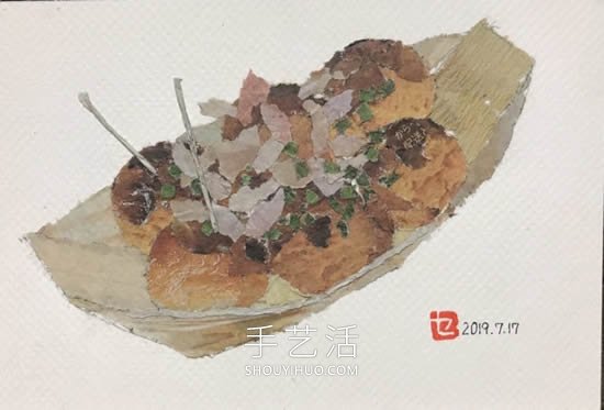90岁老奶奶手撕报纸做拼贴画！展现平淡幸福(图6)