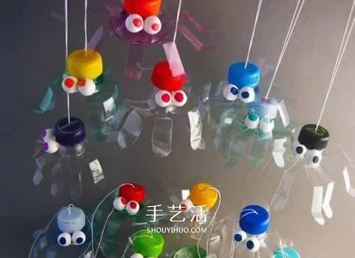 幼儿园手工小动物图片 用塑料瓶做可爱的动物(图1)