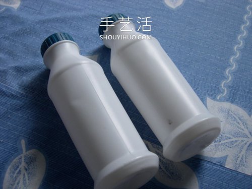 酸奶瓶手工制作小花篮的做法教程(图2)