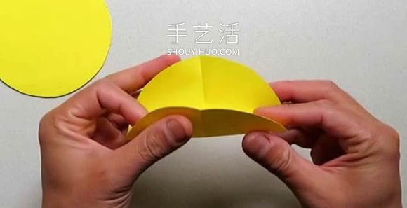 简单星花球的折纸制作方法图解教程(图3)