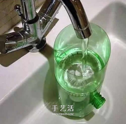 简单雪碧瓶手工制作 自制家庭净水器的方法(图3)