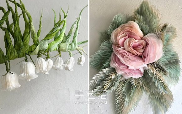 超薄纸张做成巨型花朵！栩栩如生的浪漫世界(图5)