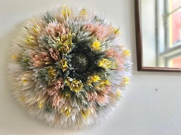 超薄纸张做成巨型花朵！栩栩如生的浪漫世界(图8)