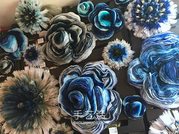 超薄纸张做成巨型花朵！栩栩如生的浪漫世界(图3)