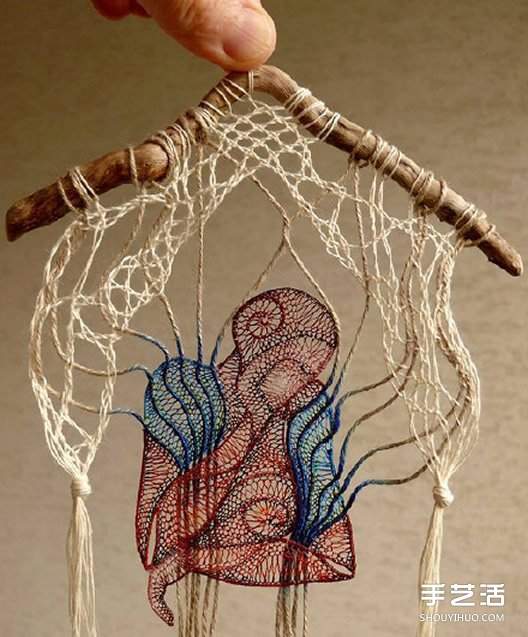 创意编织画作品图片 将人物刻画得惟妙惟肖(图6)