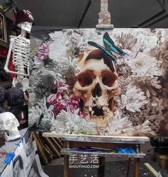 充满活力的彩色人体骨骼画作品欣赏(图2)