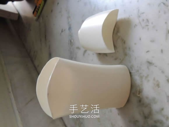 洗发水瓶废物利用 手工制作万圣节怪物笔筒(图4)