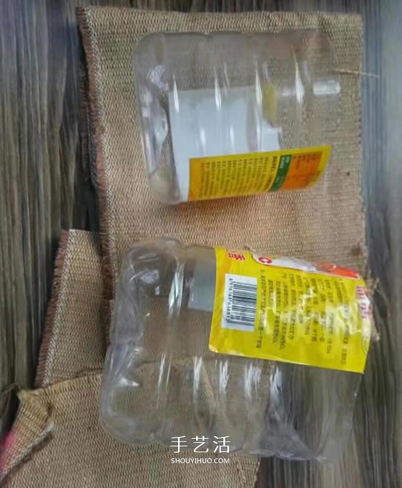 油瓶手工制作田园风花盆套的做法教程(图2)