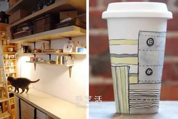 她们把家里的杯碟画成画 将每一天都过成诗！(图2)