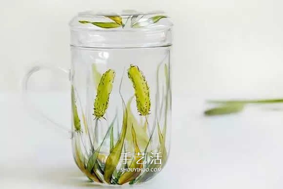 她们把家里的杯碟画成画 将每一天都过成诗！(图10)