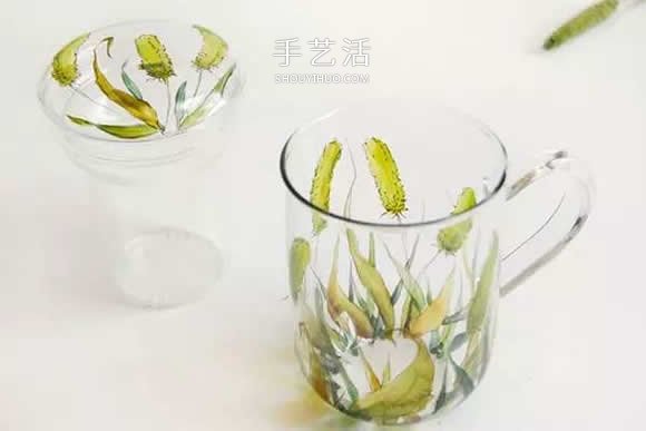 她们把家里的杯碟画成画 将每一天都过成诗！(图12)
