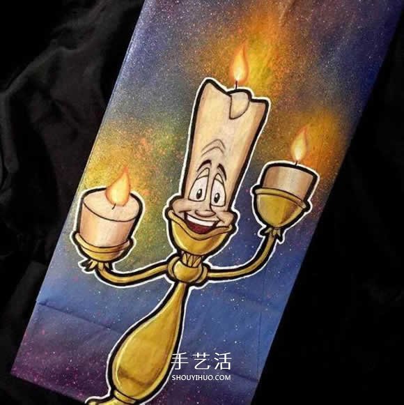 为了帮内向的儿子 爸爸手绘550个爱心午餐袋(图3)