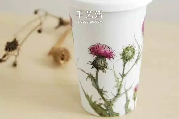她们把家里的杯碟画成画 将每一天都过成诗！(图25)