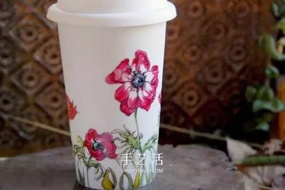她们把家里的杯碟画成画 将每一天都过成诗！(图24)