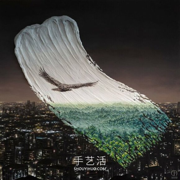 超现实异世界！艺术家笔下的神奇时光隧道(图5)