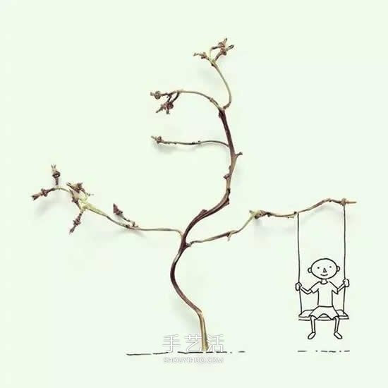 给生活加一点想象力 日常杂物变身创意插画(图5)