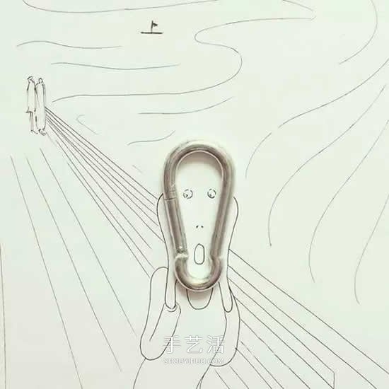 给生活加一点想象力 日常杂物变身创意插画(图6)