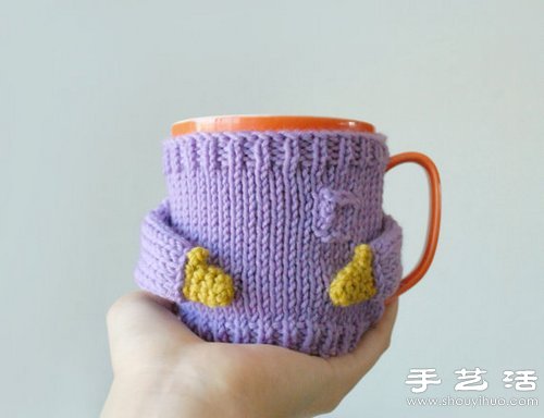 超可爱手工针织杯套 让生活变得如此美好(图7)