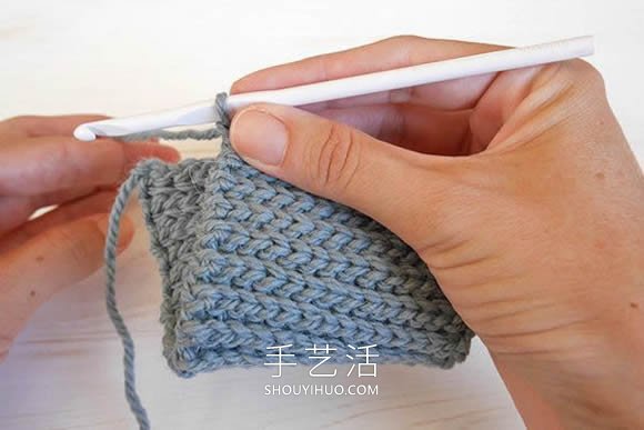 手工编织南瓜针法教程(图2)