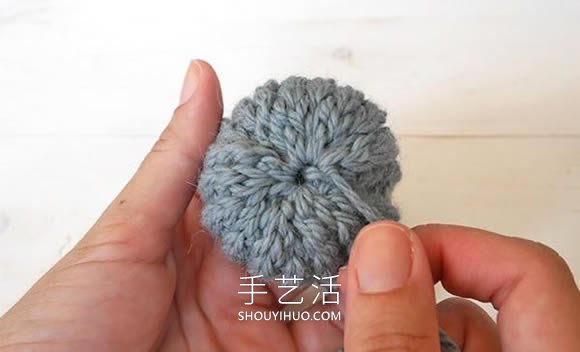 手工编织南瓜针法教程(图6)