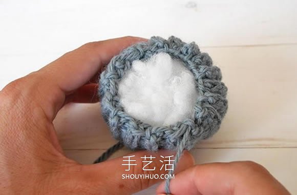 手工编织南瓜针法教程(图7)