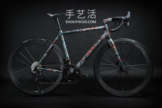 超精致手绘东洋风格自行车Scalatore Samurai！(图2)