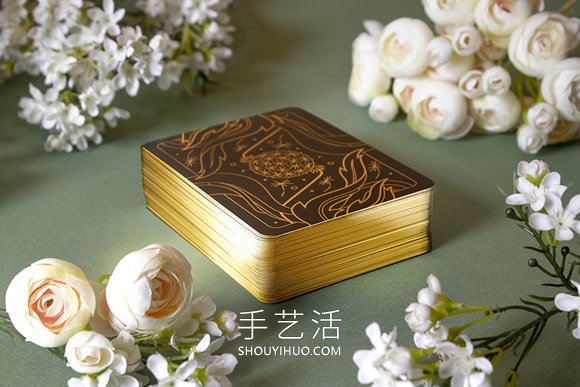 手绘植物塔罗牌！结合神秘占卜、花语寓意和哲学(图3)