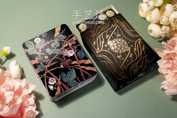 手绘植物塔罗牌！结合神秘占卜、花语寓意和哲学(图8)