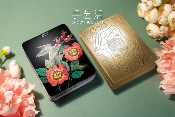 手绘植物塔罗牌！结合神秘占卜、花语寓意和哲学(图10)