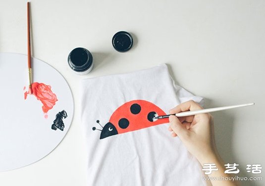 插画师妈妈手工DIY的可爱宝宝T恤(图17)