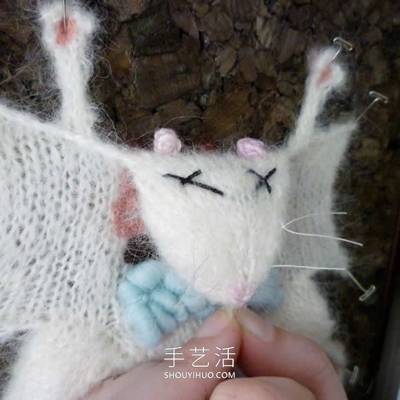 动物解剖针织作品！将解剖场面变成可爱展示(图5)