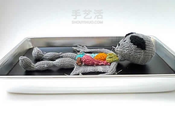 动物解剖针织作品！将解剖场面变成可爱展示(图10)