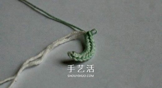 钩针编织五彩菊的方法图解 单元菊花的钩织方法(图2)