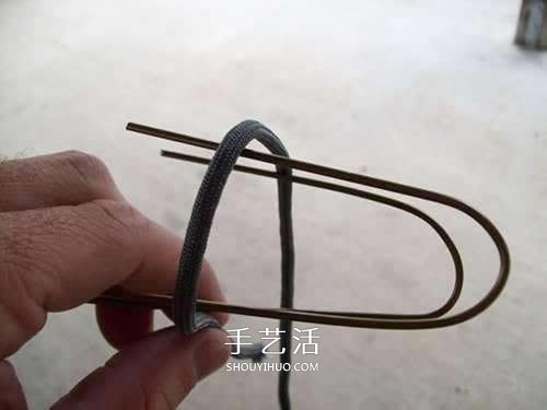 球体刀坠用伞绳编织图 圆球伞绳刀坠的编法(图5)