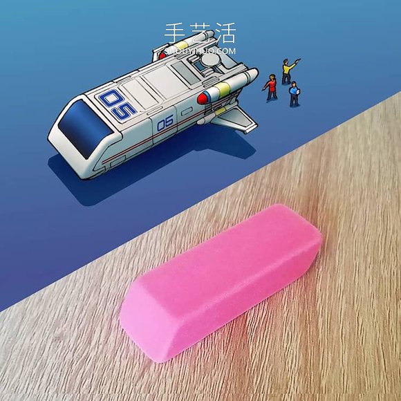 日常家用物品重构！壮观的太空飞船图纸设计(图12)