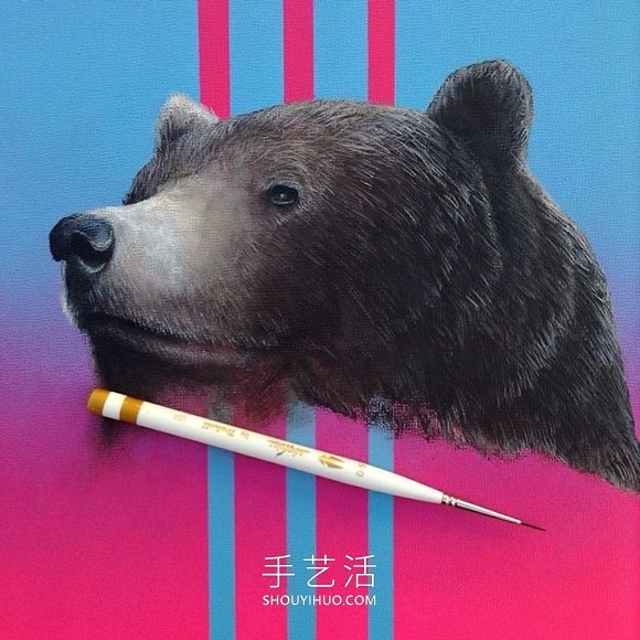 会“发光”的插图，警醒人们保护濒临灭绝的动物(图8)