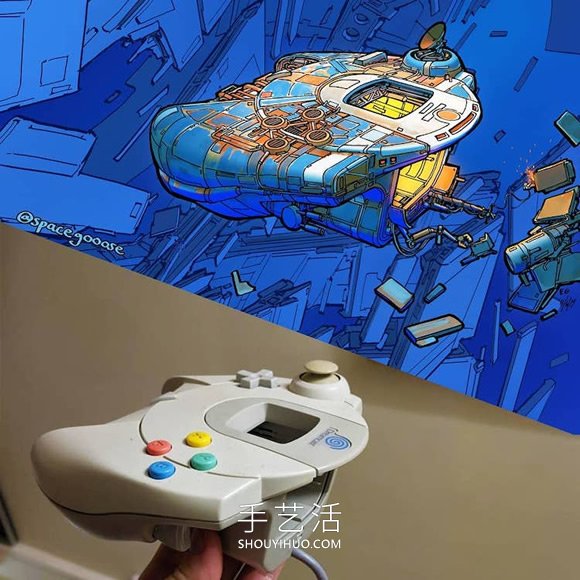 日常家用物品重构！壮观的太空飞船图纸设计(图6)