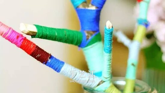 色彩大爆炸！用毛线编织物打扮我们的生活~(图17)