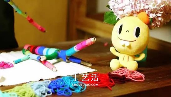 色彩大爆炸！用毛线编织物打扮我们的生活~(图16)