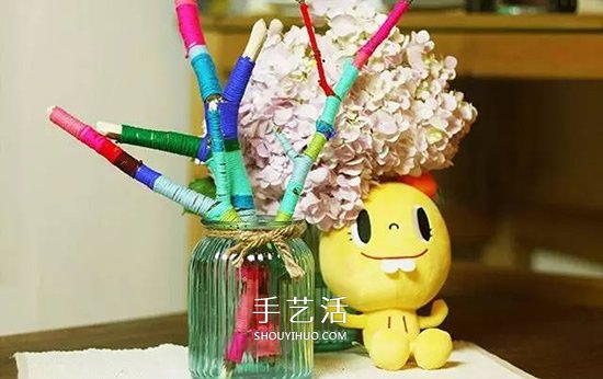 色彩大爆炸！用毛线编织物打扮我们的生活~(图18)
